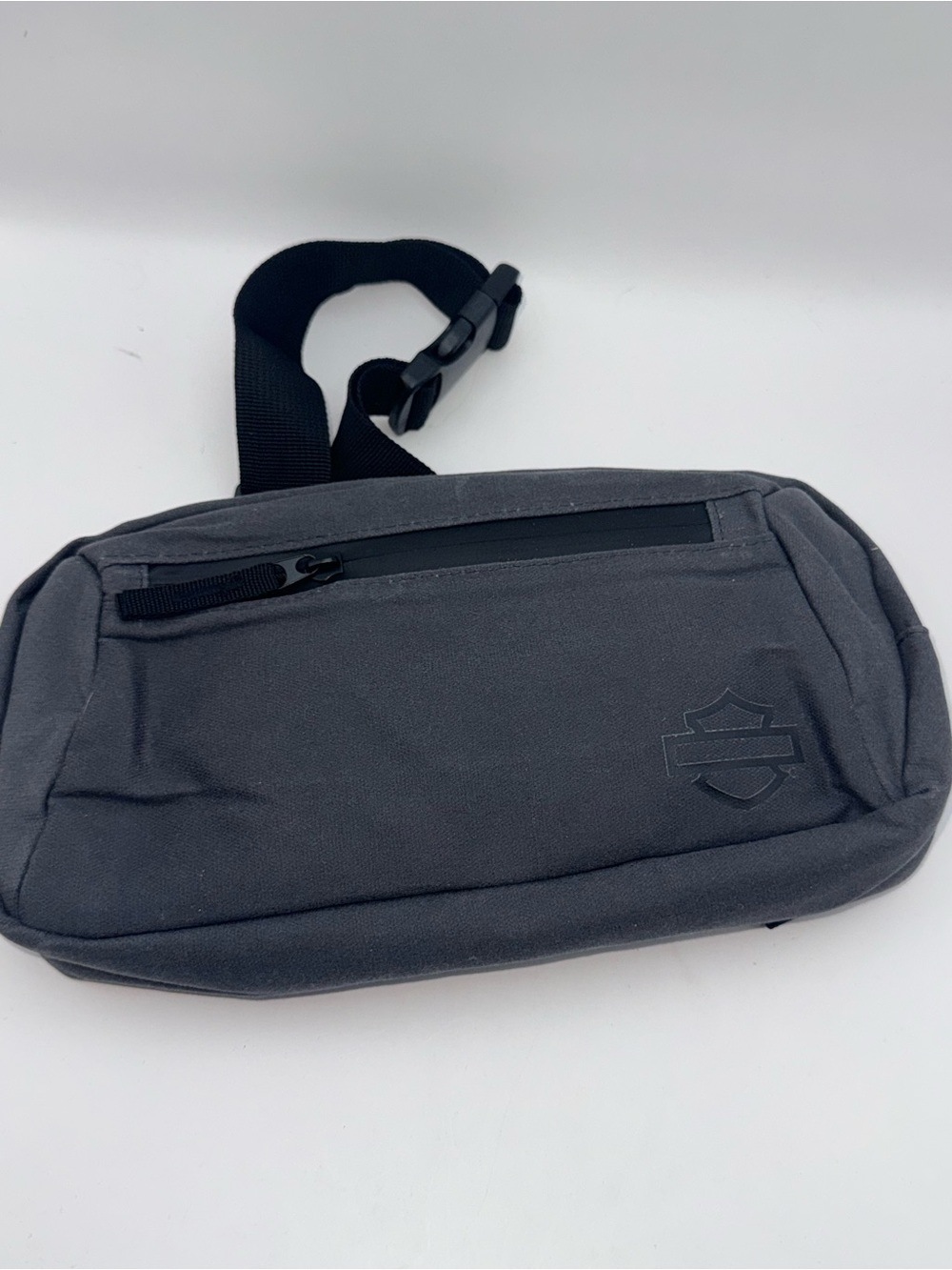 Harley-Davidson Charcoal Belt Bag with Subtle Logo